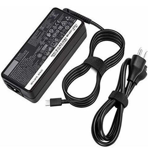 Cargador De Ca Usb C Para Lenovo Thinkpad T470 T470s T480 T4