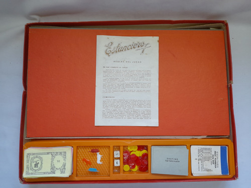 Juego De Mesa Antiguo, Estanciero (Usado)