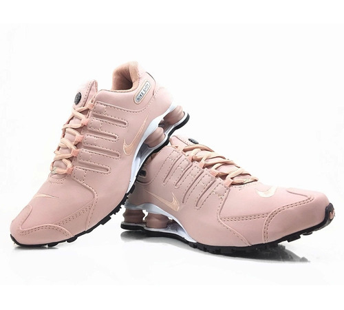 Nike Shox Nz Rose Feminino Original + Relogio Brinde | Mercado Livre