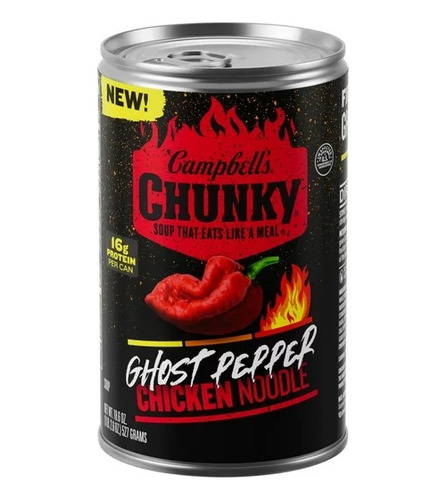 Sopa Campbell's Chunky Fideos Con Pollo Ghost Pepper Picante