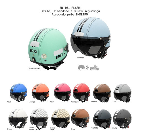Casco Moto Br 101 Flash Chess Crystal 58 con revestimiento de ajedrez, color beige