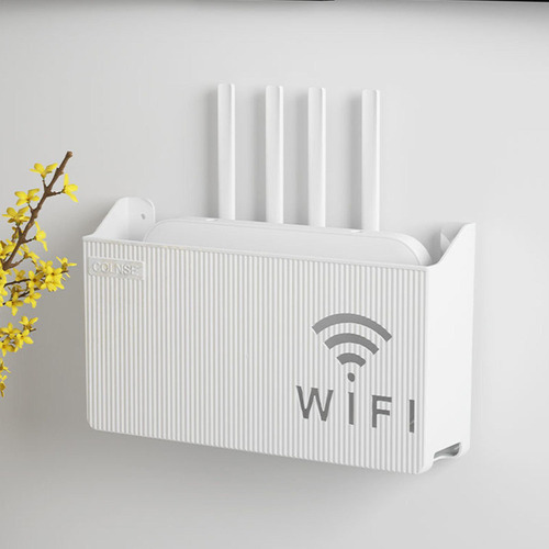 Soporte De Pared Para Enrutador Wifi Caja De Almacenamiento