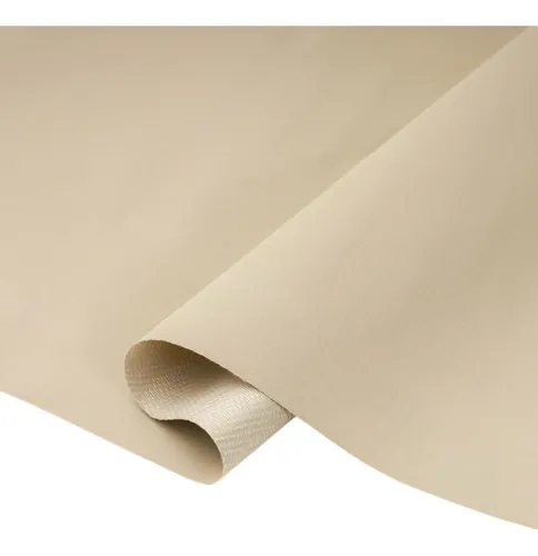 Rollo Cicap Bagun 0.38 Tela Lona Plastica 50mt Beige Crema