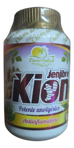 Suplemento Kion Jengibre 100 Cápsulas Sin Sabor