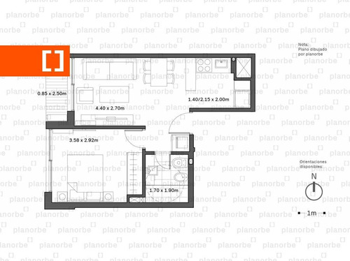 Venta De Apartamento Obra Construcción 1 Dormitorio En Centro, Live Suites Unidad 1004