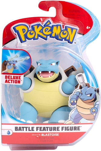 Pokémon Blastoise Epic Battle Figure Deluxe Edition Cool Toy