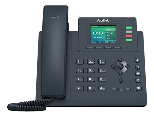 Telefone Ip Yealink Sip-t33g Com Poe 4 Linhas