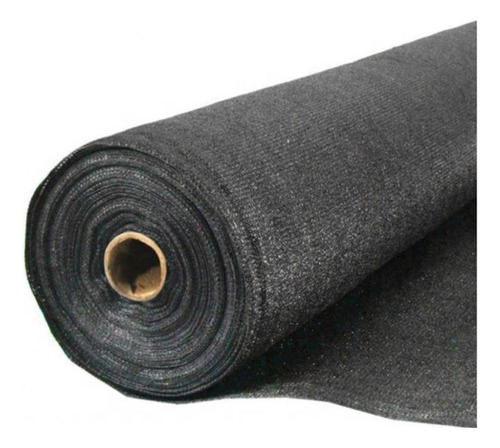 Tejido Media Sombra Negra Al 90% 4mts Ancho X 4mts Largo Negro