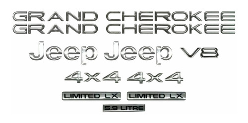 Kit Adesivo Resinado Jeep Grand Cherokee 5.9 Chkrs11 Fgc