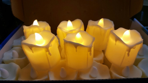 Imagen 1 de 3 de Recuedos Velas Led Matrimonio Shower Bautizo Misa Comunion
