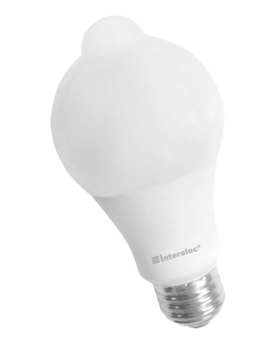 Lampara Led 10w Con Sensor De Movimiento Interelec