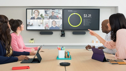 Altavoz Para Videoconferencia Logitech Rally 960-001230 /vc Color Negro