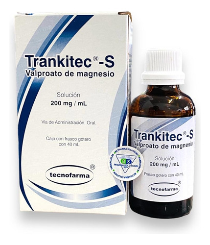 Trankitec- S Valproato De Magnesio Solución 200 Mg/ml C/40ml