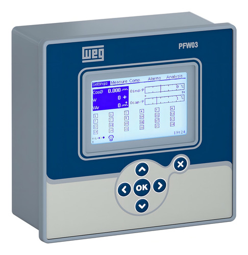 Controlador Fator Potência Monofásico Pfw03-m12 - 12 Estágio 95-240Vca/cc