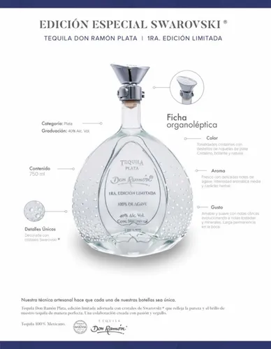 Tequila Swarovski Silver Edición Limit - Ml A $2653