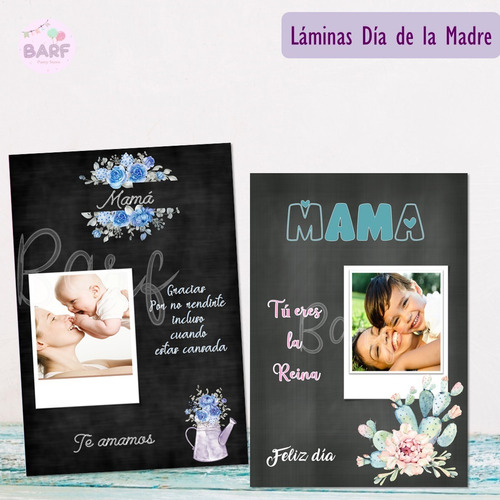 Kit Laminas Cuadros Imprimibles Dia De La Madre X 20
