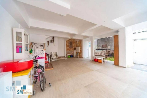 Sobrado Com 3 Dormitórios À Venda, 175 M² Por R$ 850.000,00 - Campestre - Santo André/sp - So0585