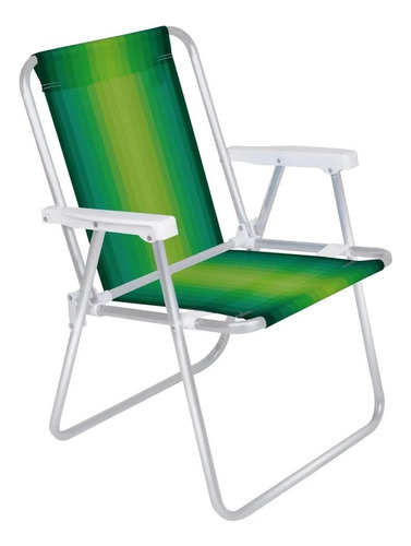 Kit Praia Tenda Gazebo Verde Oxford + 2 Cadeiras Coloridas