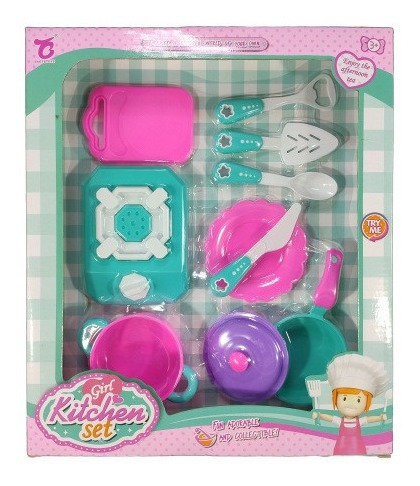 Set De Cocina Para Niñas Girl Kitchen
