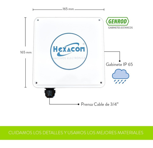 Alarma Vecinal Domiciliaria Inalambrica Batería Sirena Led