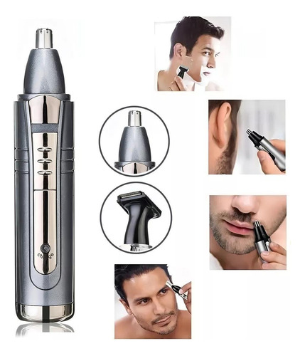 Aparador De Pelo Inova Barba Nariz 2 Em 1 Profissional U771