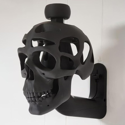 Para . Soporte Para Casco Con Forma De Calavera En 3d,