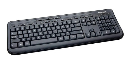 Imagen 2 de 6 de Teclado Microsoft 600 QWERTY español color negro