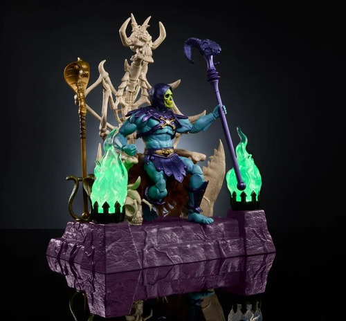 Esqueleto com Havoc Throne Masters Universe Masterverse