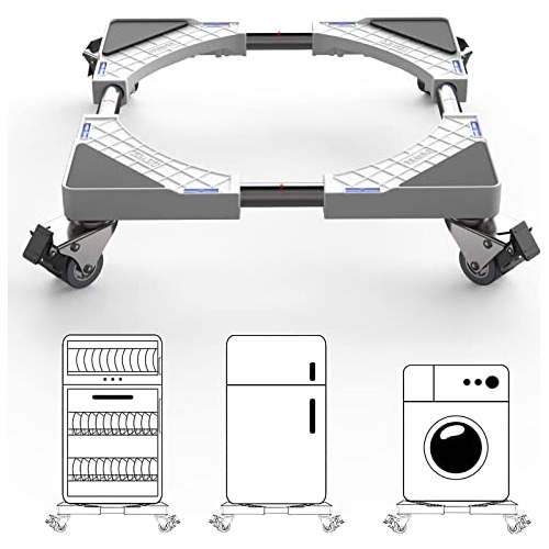 Adjustable Movable Furniture Dolly,  Mini Fridge Stand ...