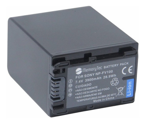 Np-fv100 Para Sony Hdr-xr150 Xr550 Sr68 Sr88 Sx22 Sx21ax100