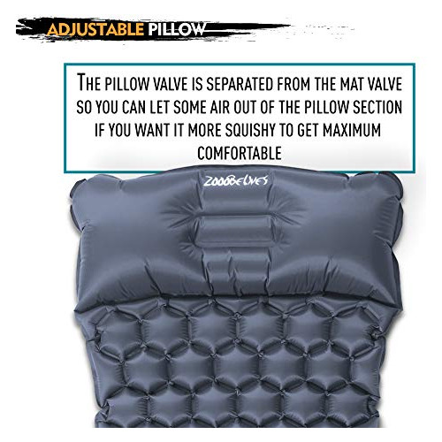 Colchoneta Ultraligera Dormir Almohada Incorporada, Col...