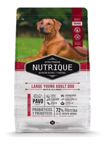 Alimento Nutrique Large Young Adult Dog Perro Adulto 3kg 