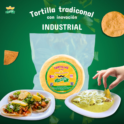 Tortillas De Maíz Don Pon #14, 10 Paquetes De 900 Gramos