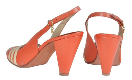 Imagen 6 de 6 de Zapatos De Cuero De Mujer - Destalonado Rosalia - Ferraro