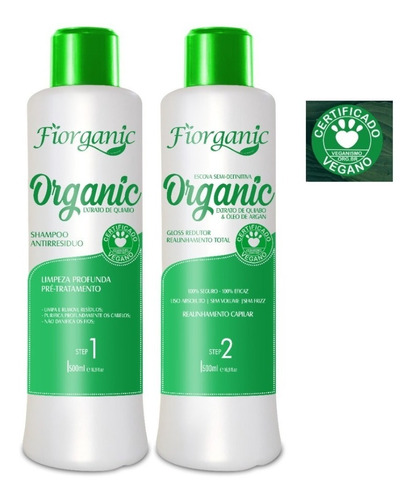 Escova 0% Formol Fiorganic - 500ml