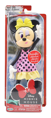 Disney Minnie Mouse Puntos Modernos Articulada 20cm Jakks