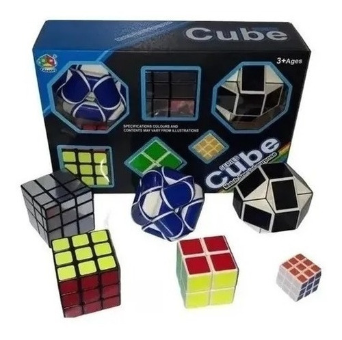 Kit de cubos mágicos con 6 marcos especiales de Cube Mania Club de la serie limitada de colores