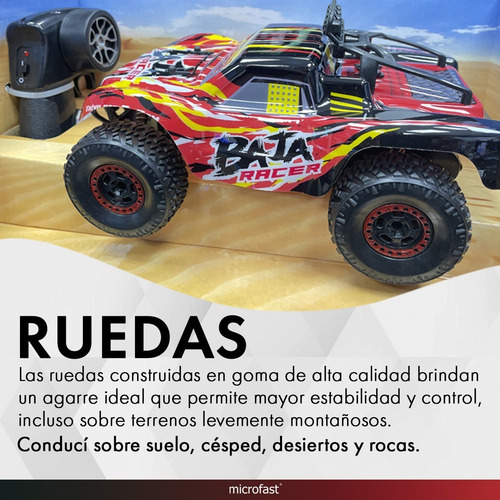 Imagen 3 de 6 de Jeep Auto Todo Terreno Control Remoto Recargable 1:16 2.4ghz