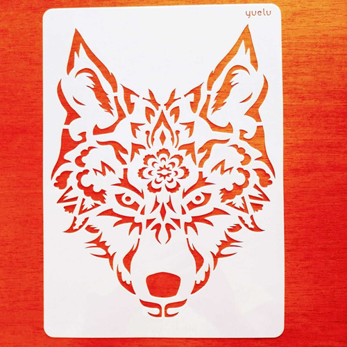 Kit 6 Stencil Animais Para Pintura Aerografia 21×30 Cm A4