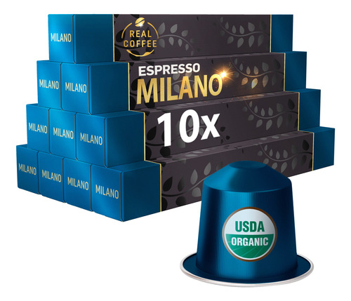 Cápsulas Real Coffee® Milano Compatible Con Nespresso®
