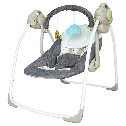 Baby Electric Swing,soothing Portable Swing With Intell...