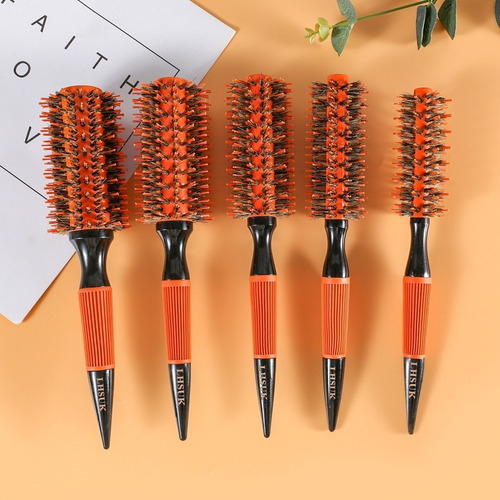 . Kit 5 Cepillos Profesionales De Peluquería Cerdas De