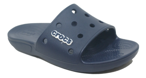 Imagen 3 de 5 de Ojota Crocs Classic Slide Azul Deporfan