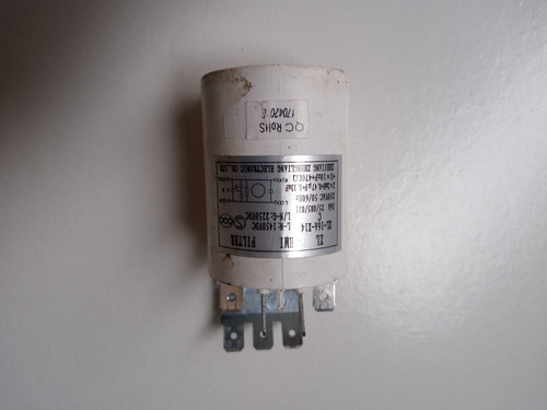 Filtro De Linha 250v 16a Da Lava E Seca Midea Fc86-b-25012-4 (Usado)