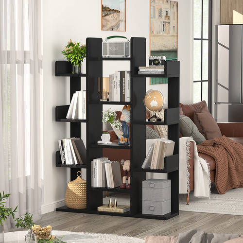 Aheaplus Librería Estantería En Forma De Árbol Con 13