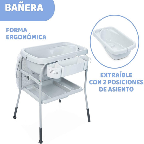 Imagen 4 de 8 de Catre De Baño Bañera Chicco Cuddle & Bubble Para Bebés