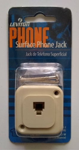 Receptáculo (jack) Telefónico Modular Superficial