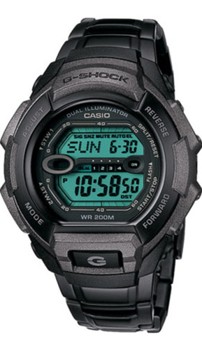 Reloj Original Casio® G Shock Iluminator Acero 200 Mts Nuevo