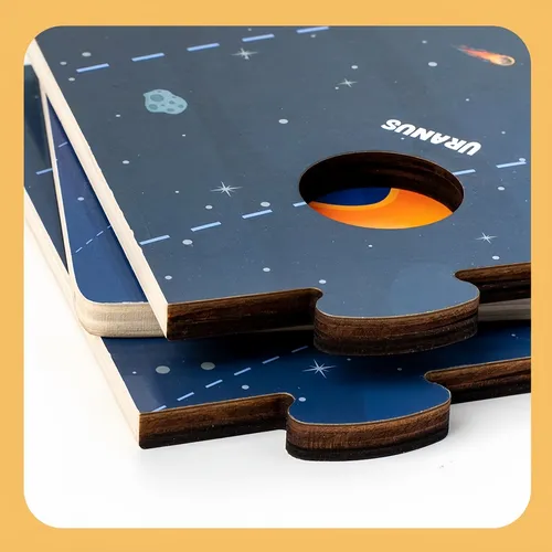 Puzzle Del Sistema Solar De 8 Planetas, Regalo Para Niños