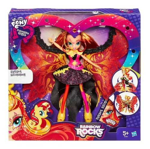 Boneca Equestria Girls Sunset Shimmer Lux B1041 Hasbro